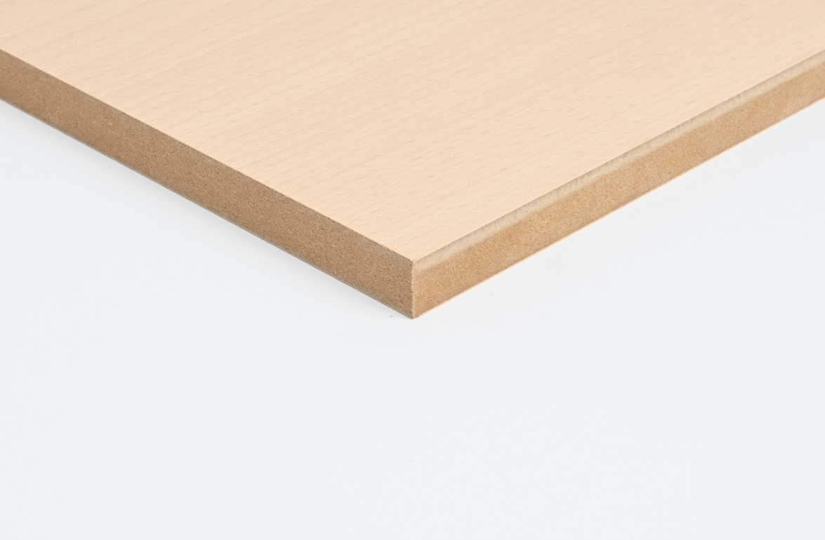 Fineret MDF, Bøg letdampet A/B, 80% PEFC